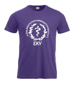 EKY T-paita isolla logolla unisex - eri värejä